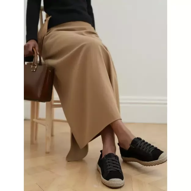 Moteriški kedai - espadrilės Noir Lace juodi