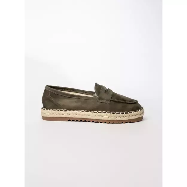 Moteriški loaferiai austu padu Lumi khaki